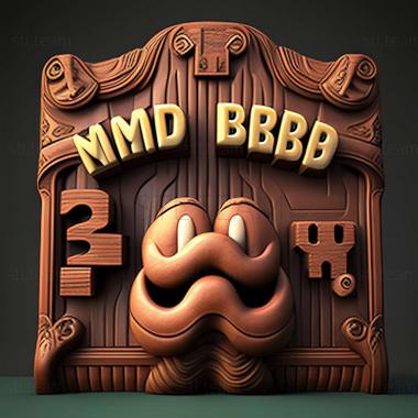 3D model New Super Mario Bros2 game (STL)